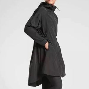 High-low tear drop jacket